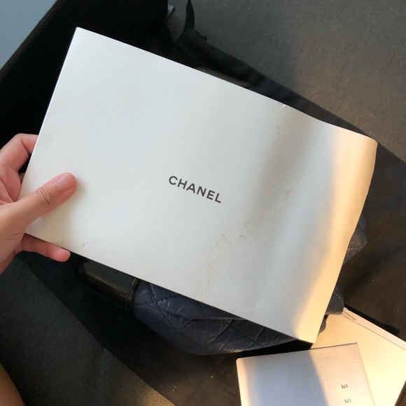 CHANEL GABRIELLE BACKPACK NAVY/BLACK SMALL - Picture 2 of 9